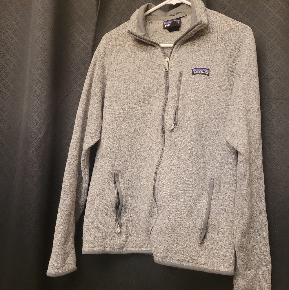 Patagonia Women’s Better Sweater Fleece Jacket Sz M In Birch White